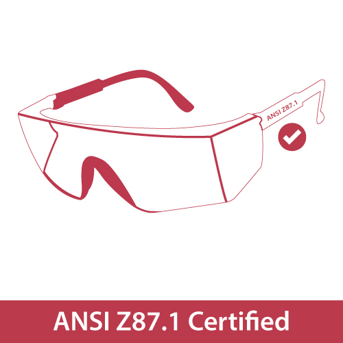 ANSI Z87.1 Certified Safety Glasses