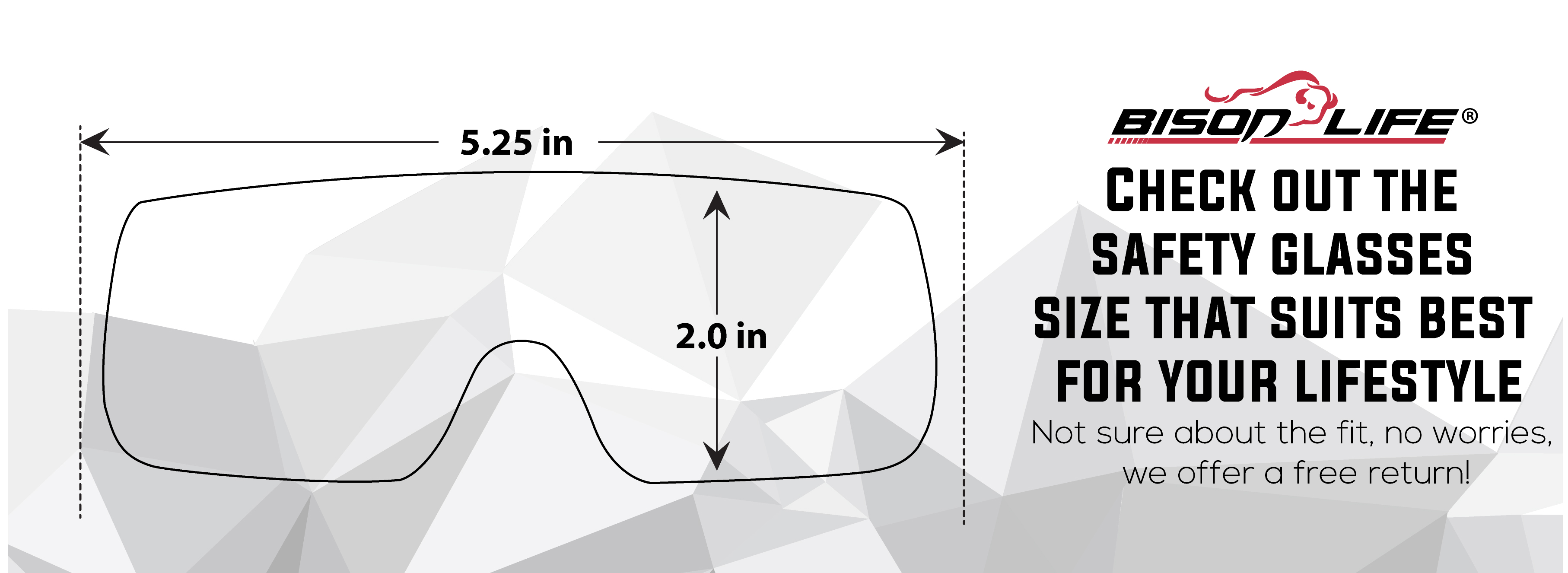 Safety Glasses Size