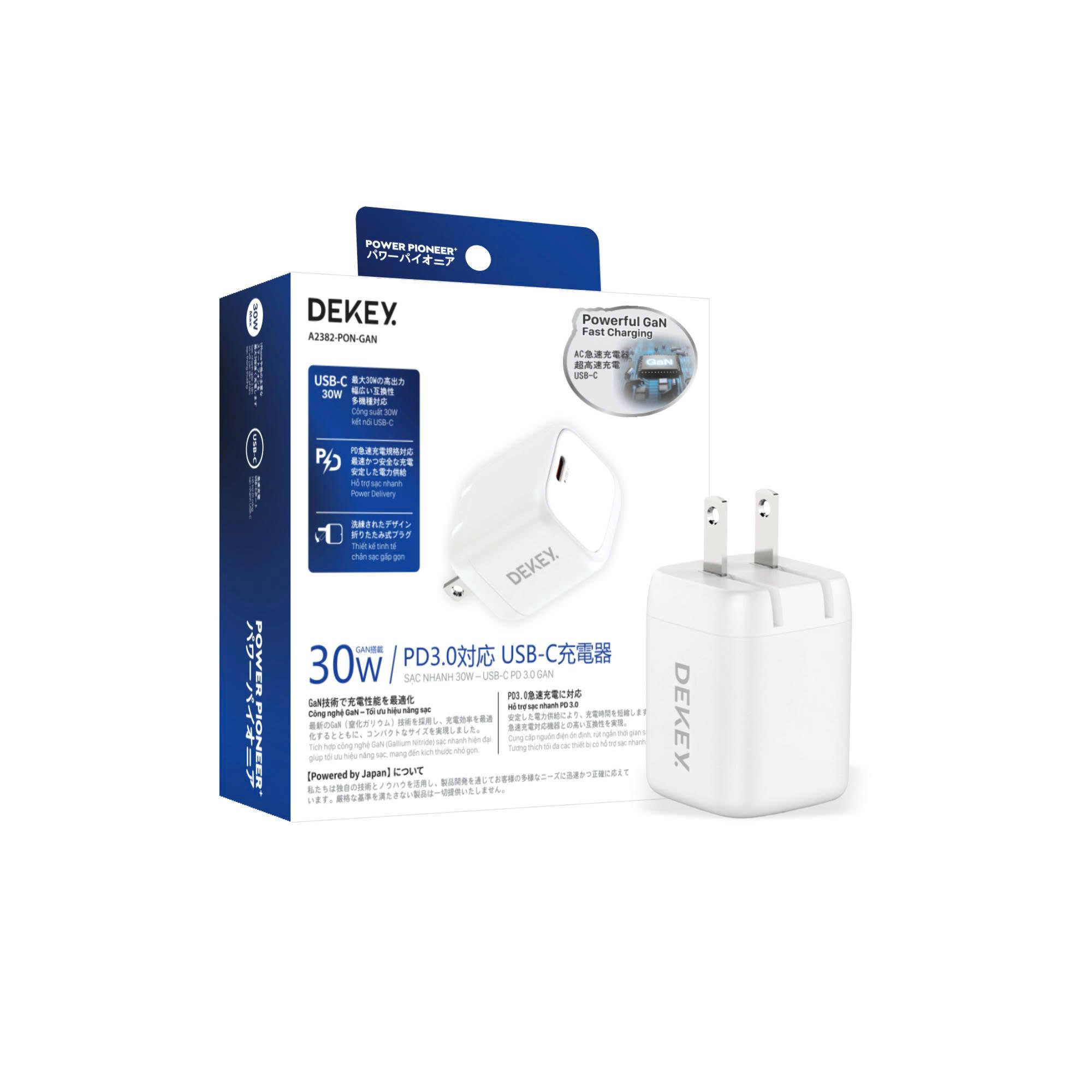 Cốc sạc Dekey Power Pioneer 30W 1 Cổng USB-C