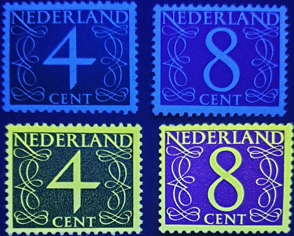 Nederland Netherlands 1946 1976 Van Krimpen Numbers Stamp