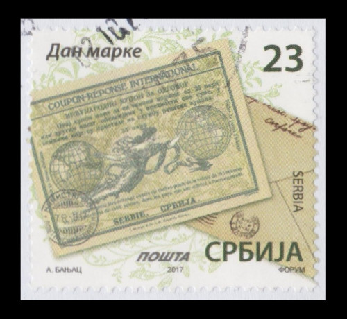 Serbia to USA Ponzi Stamp 02OCT2023