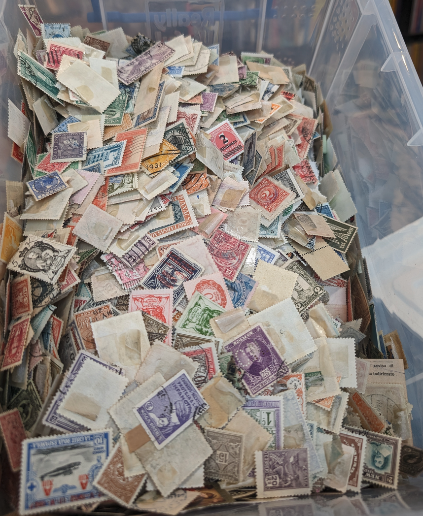 Box of stamps