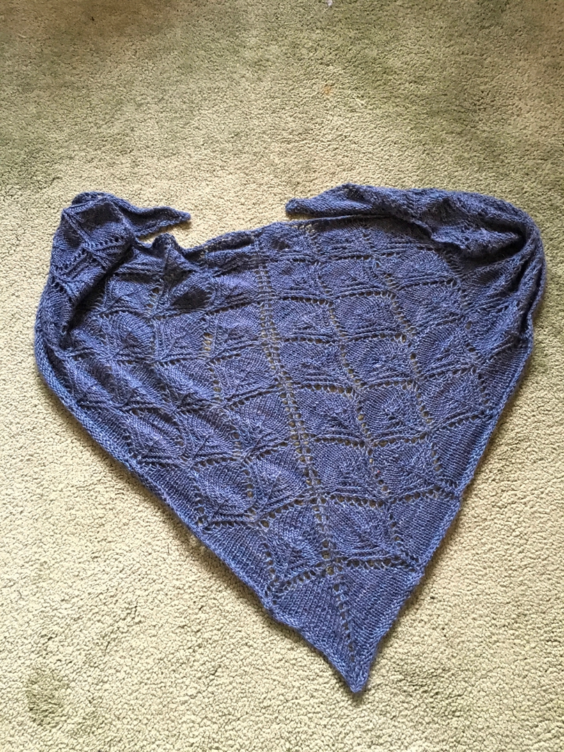 Fantoosh shawl - full view