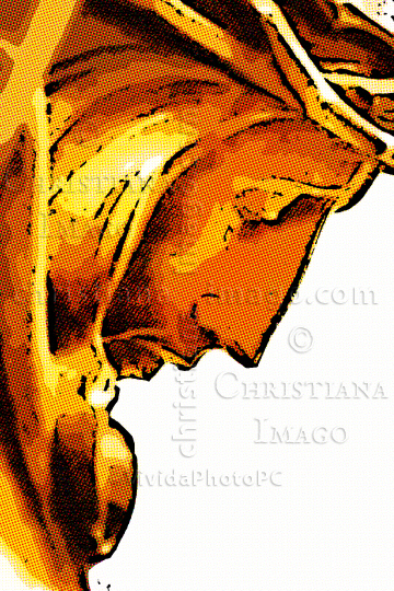 ILLUSTRATION closeup of Jesus Christ