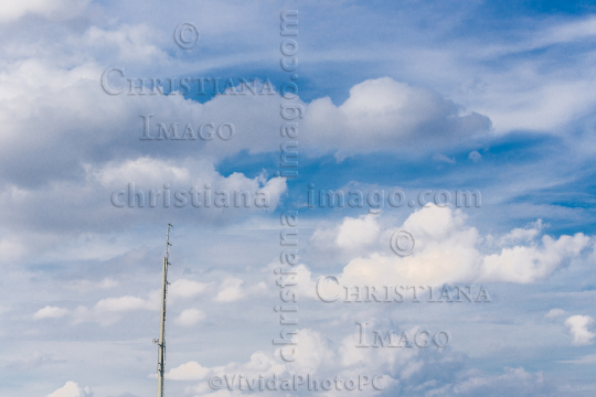 antenna on clouds