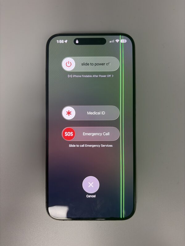 iphone 15 pro max iphone 15 pro max cracked glass screen replacement (premium) before repair