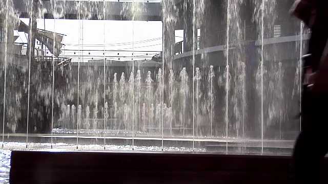 Phuket, Thailand, Water Fountain at a Shopping Mall in Padong, 2000s