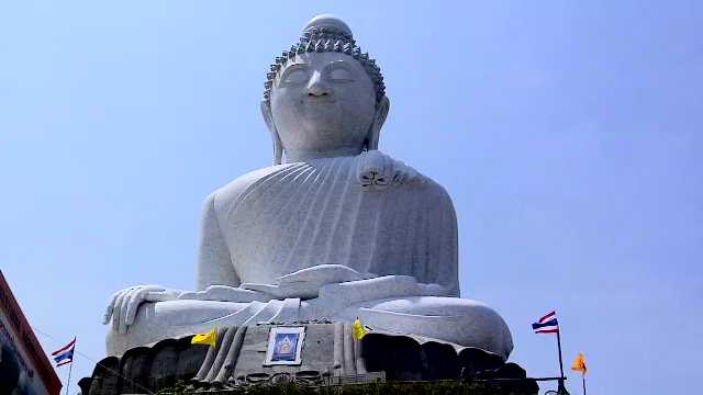 Phuket, Thailand, Unfinished Big Buddha Statue at Wat Phrathong, 2000s