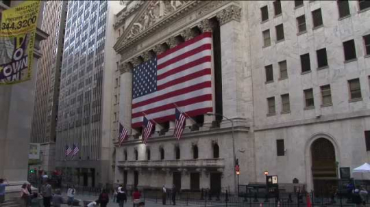 New York Stock Exchange Exterior, New York City, USA, 2000s