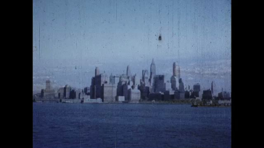 New York City, Skylines, Aerials, USA, 1950s