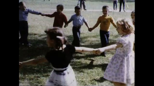 Children Form a Circle, USA, 1950s