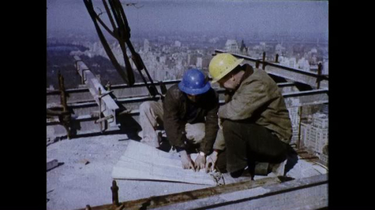 Building Construction, New York State, USA, 1950s