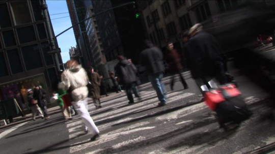 New York City Street Crossing, USA, 2000s