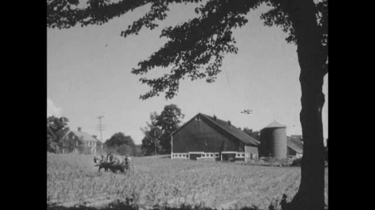 Farms, Farming, Connecticut, USA, 1940s