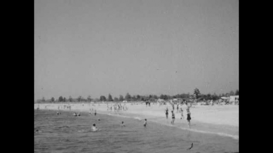 Connecticut, Beaches, Sailing, Summer, USA, 1940s
