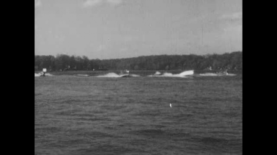 Speedboats, Indiana, USA, 1940s