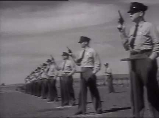 Military Police Training, Shooting Range, USA, 1940s