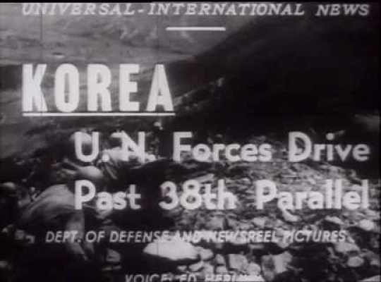 Korean War, U.N. Forces Drive Past 38th Parallel, Korea, 1950s