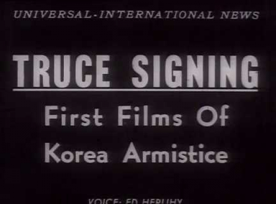 Korean War, Truce Signing, Korea, 1953