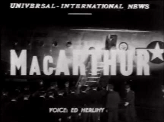 General Douglas MacArthur Returns, Speech To Congress, USA, 1951