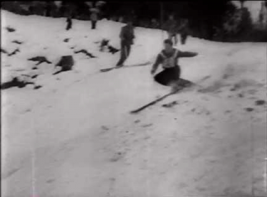 WInter Sports, Skiing, Bobsled, USA, 1950s