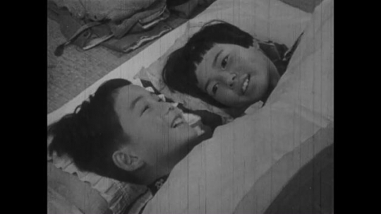 Children, Brother and Sister Go to Bed, Japan, 1950s