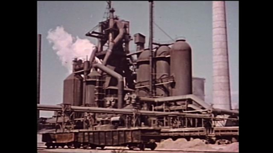  Iron Product of the Blast Furnace, USA, 1950s