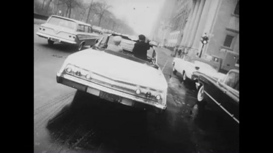 Filming Manhattan From Car, New York City, USA, 1960s