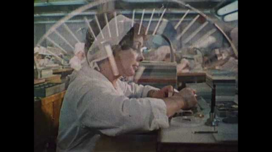 Watch Making Factory, Women Workers, Russia, Soviet Union, USSR, 1980s - 070399-0009