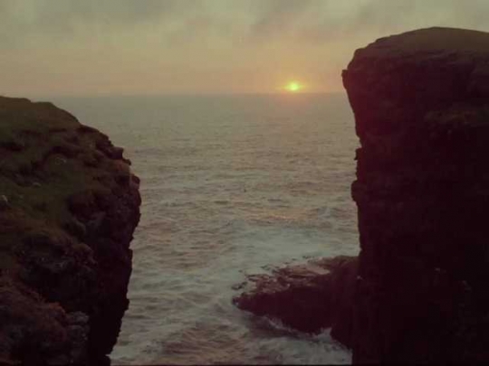 Coastal Sunset, UK, 1970s