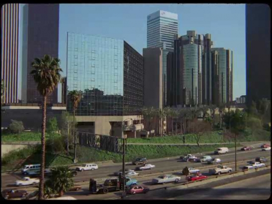 Los Angeles Traffic, USA, 1980s