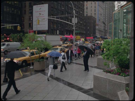 New York City, Pedestrians in the Rain, USA, 1990s #6