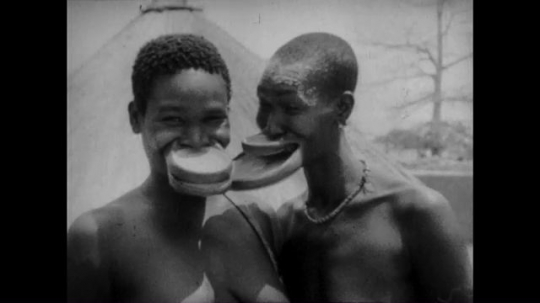 African Natives, Women with Split Lips, Africa, 1930s