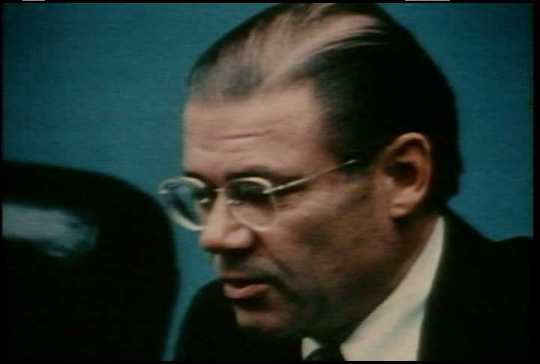 Vietnam War: Cabinet Meeting, Robert McNamara, Clifford Clark, Lyndon Johnson, USA, 1967