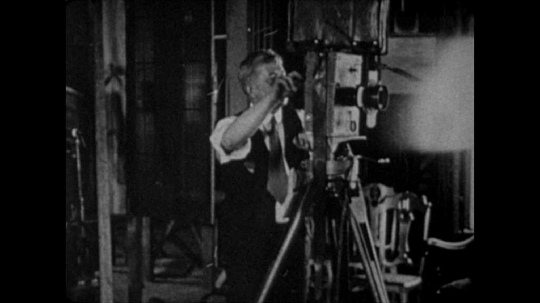 FIlm Cameraman Cranking Camera, USA, 1910s