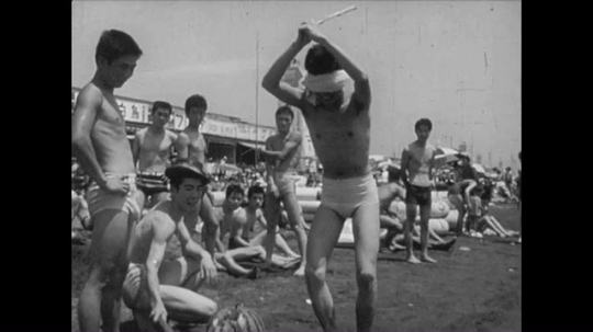 Teenagers Having Having Fun at Beach, Japan, 1960s