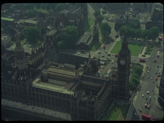 London Aerials Compilation, England, UK, 1970s, 1980s