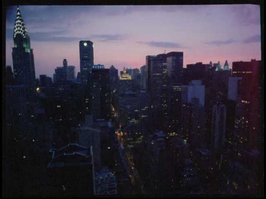 New York City at Night, USA, 1990s