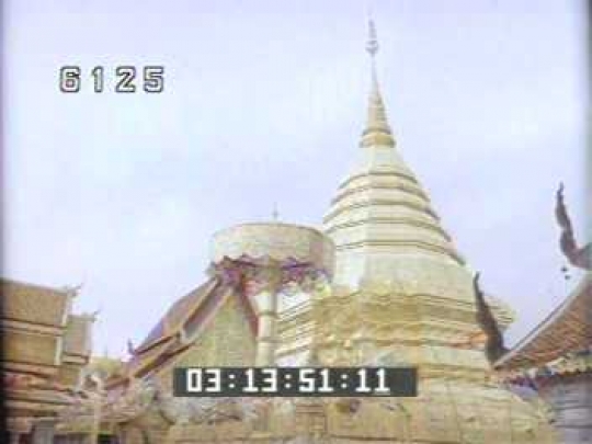 Temples, Rural, Thailand, 1990s