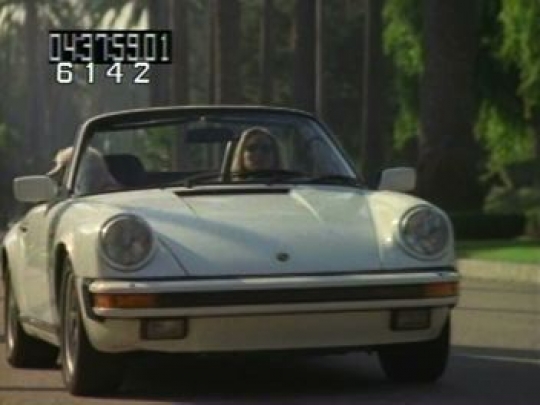 Beverly Hills, Woman Driving Porsche, California, USA, 1990s