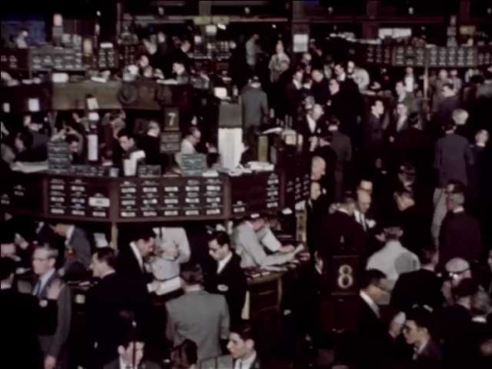 New York Stock Exchange, Stock Trading, USA, 1950s