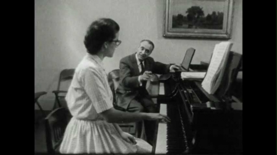 Piano Instruction, USA, 1960s