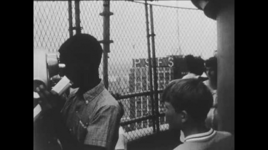 Philadelphia, School Children View City From City Hall, USA, 1960s