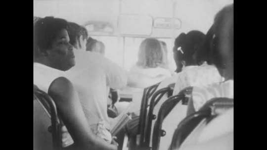 Philadelphia, School Children on Bus, Touring Italian Market, USA, 1960s
