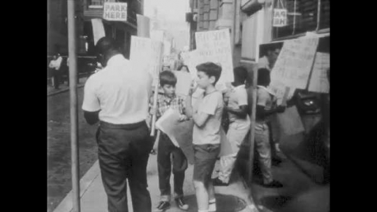 Philadelphia, School Children Protest Against Poverty, USA, 1960s