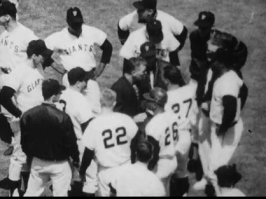 Baseball Fight, San Francisco Giants, Los Angeles Dodgers, USA, 1965
