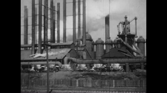 American South, Industrial Factory, Raw Materials, USA, 1940s