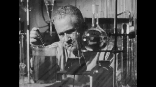 Chemist Working in Laboratory, USA, 1940s
