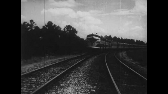 Speeding Trains, USA, 1940s