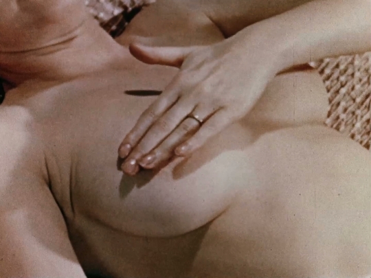 Woman, Self Breast Exam, USA, 1950s